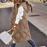 Ženski zimski kaput rasprodaja ženska ležerna jakna s patentnim zatvaračem ženski topli kaput bez rukava gornja