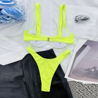 Zuwimk ženski tankini kupaći kostim, ženska kupaća kostična kostimi s prugastim kostimima s visokim strukom, kupaći