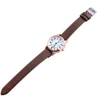 Najbolji poklon Qwang ženskog sata Watch Quartz Digital Watch Smrznuta kožna remen dame i djevojke sat