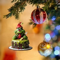 Božićni ukrasi Štola akrilni viseći ukras božićnog drvca, kako ukrasiti štolu pravim ukrasom
