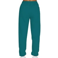 Tjeske za žene pidžama purcolt casual labave sportske trenirke za benzinske pantalone gradijent debele flece baršunaste