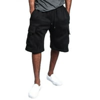 + Ljetne muške teretne kratke hlače do koljena novi stil pamučni kombinezoni s više džepova kratke hlače hlače