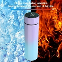 Vakuumska čaša sa zaslonom pametne temperature, taktilna senzacija Prikaz temperatura Izolacijska čaša od nehrđajućeg