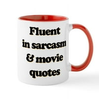 - Tečno govori sarkazam i filmske citate - keramička šalica - Nova šalica za kavu i čaj