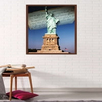 Atrakcije - zidni plakat s Kipom slobode, 22.375 34