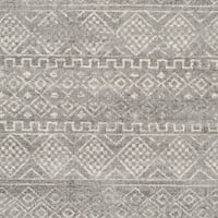 Umjetnički tkalci Roma Plemenska prostirka, srednje siva, 7'10 10 '