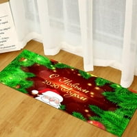 Božićni ukrasni tepih za snjegovića, Sezonski zimski Božićni blagdanski podni tepih, preklopni tepih za unutarnju