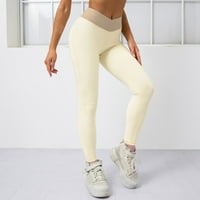 Plus size ženske joga hlače visokog struka kratke joga hlače za kontrolu trbuha Ležerne joga hlače za trčanje
