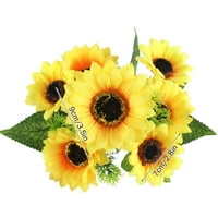 Cvijeće umjetno cvijeće cvijet suncokreta maketa scene vjenčanja suncokret Kućni fizički ukras izlog trgovine