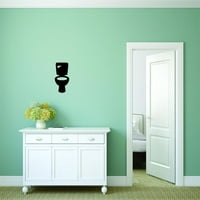 Vinilna zidna naljepnica za dom-toaleti, Kupaonica, Tuš, čisti Toalet, Slatka zidna naljepnica, spavaća soba,