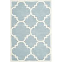 Ručno tkani tepih od Bjelokosti od bjelokosti u boji 9730