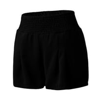 Kratke hlače za žene, ženske Ležerne ljetne kratke hlače s elastičnim strukom, udobne kratke hlače za plažu s