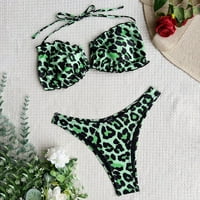 B91XZ plus size kupaći kostim ženski leopard print bikini v drag kupaći kostim europskim i američkim kupaćim kostimom