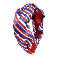Patriotska stilska traka za glavu u crvenoj, bijeloj i plavoj boji