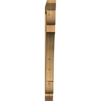 Ekena Millwork 4 W 36 D 48 H Olimpijska sloj grubo pilana nosač, zapadni crveni cedar