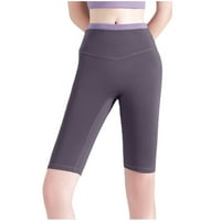Ženske kratke hlače za vježbanje visokog struka, ljetne kratke hlače za jogu, trčanje, planinarenje, elastična