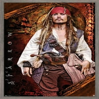 Diesne Pirati s Kariba: na čudnim plimama - Zidni plakat Johnnieja Deppa, 22.375 34