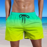 Muške kupaće gaće s kompresijskom oblogom ljetne kratke hlače za plivanje brzo suhe kratke hlače gradijentne kratke