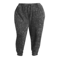 Nema granica juniora plus veličina isprane jogger hlače, 29 inseam, veličine 1x-4x