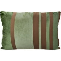 Baršunasti prugasti jastuk u boji & pojačalo; Zelena, Više boja