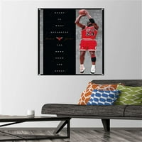 Michael Jordan - zidni plakat srca s gumbima, 22.375 34