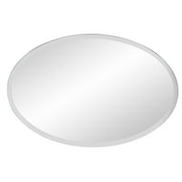 Ovalno zidno ogledalo bez okvira 36 924