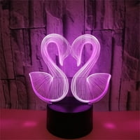 Mala stolna svjetiljka za Valentinovo za Valentinovo s kreativnom vizualnom atmosferom od 3 tisuće