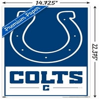 Indianapolis Colts - Poster zida logotipa, 14.725 22.375
