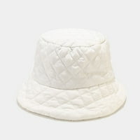 Jesensko-zimska ribarska kapa, ženska ležerna jednobojna pamučna topla kapa, modna jednostavna karirana lagana