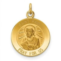 14k šarm medalja sa žutim zlatom Saint Paul