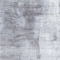 Umjetnički tkalci lutaju apstraktno područje prostirke, Silvergray, 7'10 10'3