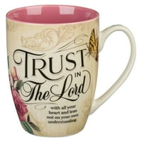 Pokloni za kršćansku umjetnost novitet keramička šalica za kavu i čaj iz Svetih pisama za žene: Uzdaj se u Gospodina-Izreke