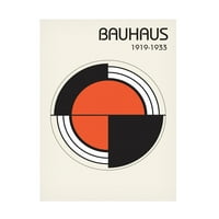 Dizajn Fabrikken 'Bauhaus 1' platno umjetnost