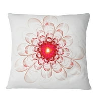 Dizajnerski fraktalni cvijet u boji u crvenoj boji-Cvjetni jastuk-16,16