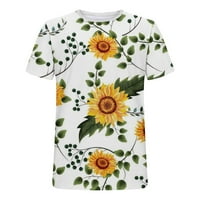 Majice s cvjetnim printom za muškarce, 3-inčni digitalni tiskani pulover, sportske kratke hlače za fitness, majica