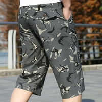 Muške kratke hlače s cvjetnim printom, udobne Ležerne hlače za slobodno vrijeme, hlače za jesen i proljeće, mekana