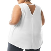 Ženska majica bez rukava s otvorenim leđima