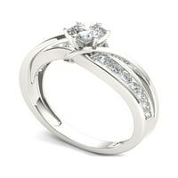 Carat T.W. Diamond Classic 14KT zaručnički prsten od bijelog zlata