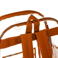 - Izuzetno izdržljiv Prozirni ruksak u narančastoj boji pogodan za sve uzraste
