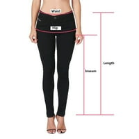 Xinqinghao plus hlače za žene vježbaju gamaše fitness sportovi trčanje joga hlače casual hlače crne s
