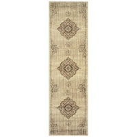 Tradicionalni orijentalni tepih od Bjelokosti, 2' 8'