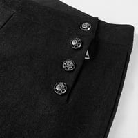 Retro Steampunk Muške gotičke hlače, duge hlače s elastičnim strukom i gumbima, moderne udobne hlače za izvedbu