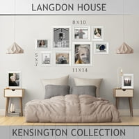 Langdon House stolni okvir za slike, bijeli, set od 3, kolekcija Kensington