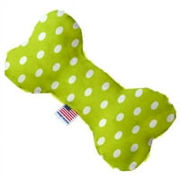 Limeta zelena Polka-Dot platnena igračka za pse s kostima - u