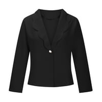 Ženski kaput Plus Size Ženski široki sako top jakna dugih rukava Ženska uredska odjeća kaput bluza rasprodaja