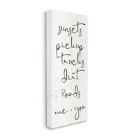 Studell Me & You Country Romance fraza Inspirativna slikarska galerija zamotana platna za tisak zidne umjetnosti