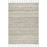 Nuloom Diem Geometric Cotton Tassel Runner prostirka, 2 '6', plava