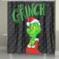 Božićna zavjesa za tuširanje Grinch kako ukrasti božićnu zavjesu za tuširanje kostim s kukama za uređenje doma