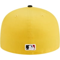 Muški opremljeni šešir od žute i crne boje Od 59 inča