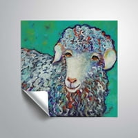 Artwall A ovce u odjeći za ovce, uklonjivi zidni umjetnički mural Holly Wojahn